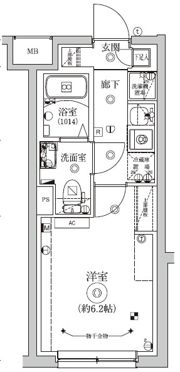 ベルシードステアー新中野の間取り画像