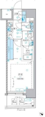 ベルシード横濱大通り公園の間取り画像