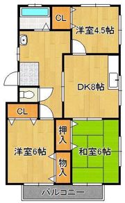 コーポ豊栄3の間取り画像
