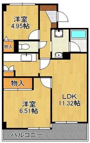 サンヒルズ高野の間取り画像
