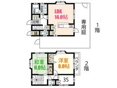TOAハウス Cの間取り画像