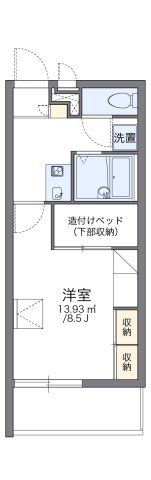 レオパレスグルーデテンポの間取り画像