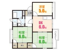 川本マンションの間取り画像