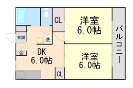 ハイツパークサイドの間取り画像