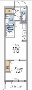 リブリ・南品川の間取り画像