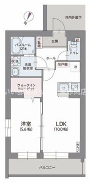 コリーヌ デュ リオンの間取り画像