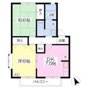 ロイヤルスクウェア八乙女B棟の間取り画像