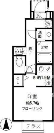 TAY Apartmentの間取り画像