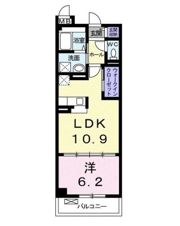 ベルソレイユの間取り画像