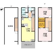 ハイムグリュック Ⅱの間取り画像