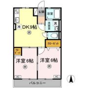 ガーデン江西通り Ⅱの間取り画像