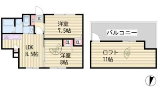NOBSUN湊川公園の間取り画像