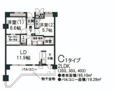 ソレアード鶴見の間取り画像