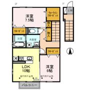 ボナールみなみの間取り画像