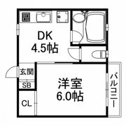 平野マンションの間取り画像