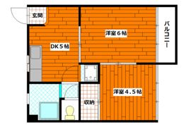 みさきマンションの間取り画像