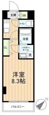 LEXE AZEST横濱関内の間取り画像