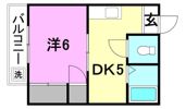 ニューリバーかやまちの間取り画像
