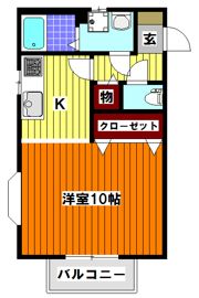 プレジールノリカの間取り画像