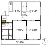 サコマンションの間取り画像