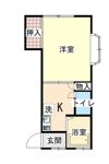 横山アパートの間取り画像