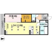 クランツ竹原の間取り画像