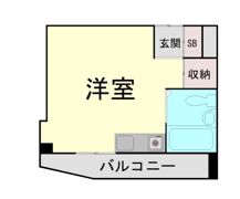 サンハイツ石橋の間取り画像