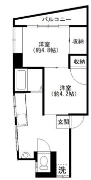 南小岩オキハイムの間取り画像