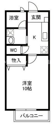 グリーンヒルズ A棟の間取り画像