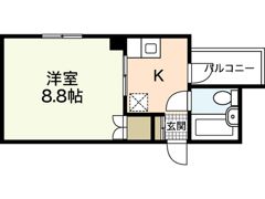 CRASSO桑田町の間取り画像