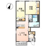 マノワールⅠの間取り画像