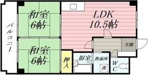 ハイツ昭和の間取り画像