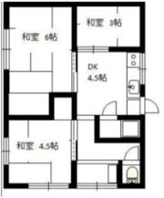 山手町貸家の間取り画像