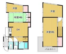 渡戸2丁目貸家の間取り画像