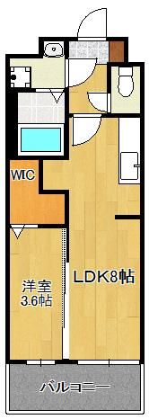 セントルージュ感田の間取り画像