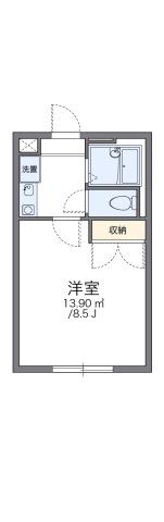 レオパレスヴィラニシオカの間取り画像