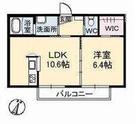 ローズ・パール A棟の間取り画像