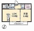 ローズ・パール A棟の間取り画像