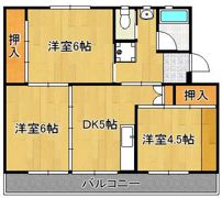 ビレッジハウス水巻2号棟の間取り画像