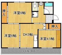 ビレッジハウス水巻2号棟の間取り画像