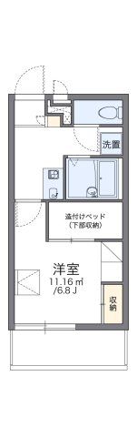 レオパレスラフレシールの間取り画像