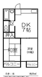 グリーンメドウⅠの間取り画像