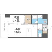 ORSUS大阪福島（旧リヴェント福島）の間取り画像