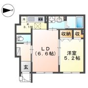 栗森2丁目新築アパートの間取り画像