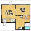 ハイツ郷成の間取り画像