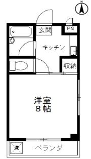 松屋コーポの間取り画像