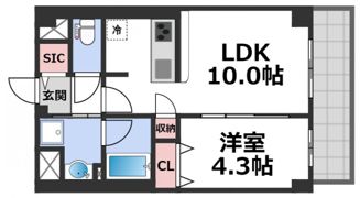 Moolio新深江の間取り画像
