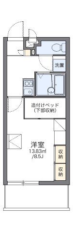 レオパレス仲西S＆Aiの間取り画像