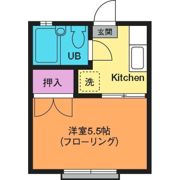 鈴木ハイツの間取り画像
