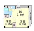 パルティール本町の間取り画像